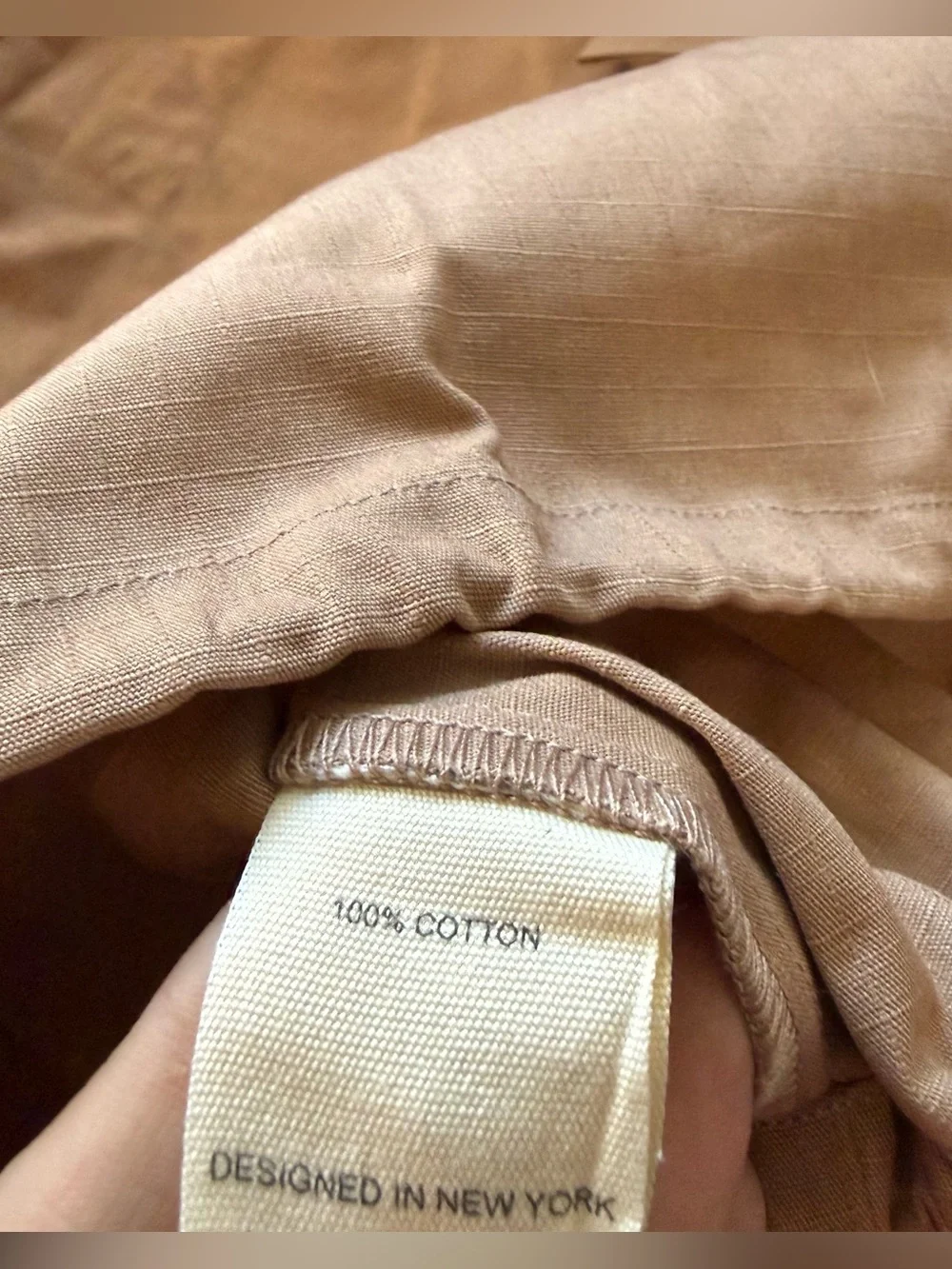 NWT The Sunday Collective Cinch Waist 1/2 Zip Pullover Brown Jacket